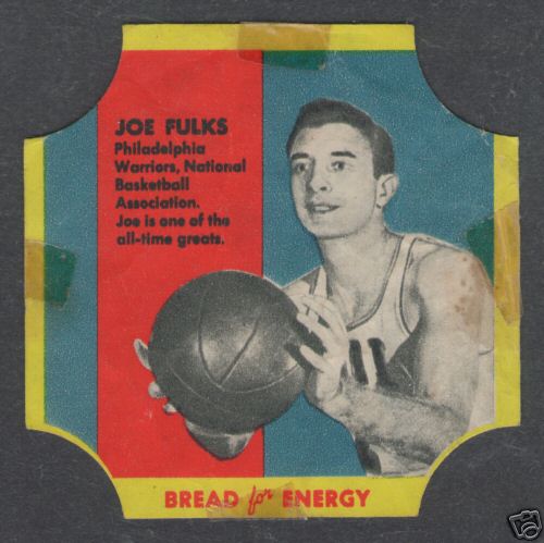 1950 Bread for Energy Label Joe Fulks